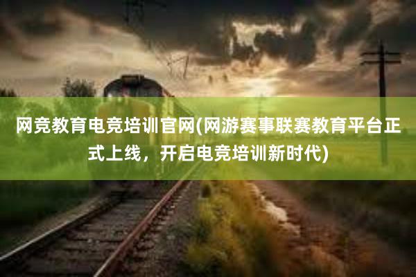 网竞教育电竞培训官网(网游赛事联赛教育平台正式上线，开启电竞培训新时代)