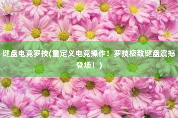 键盘电竞罗技(重定义电竞操作！罗技极致键盘震撼登场！)