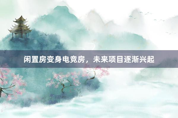 闲置房变身电竞房，未来项目逐渐兴起